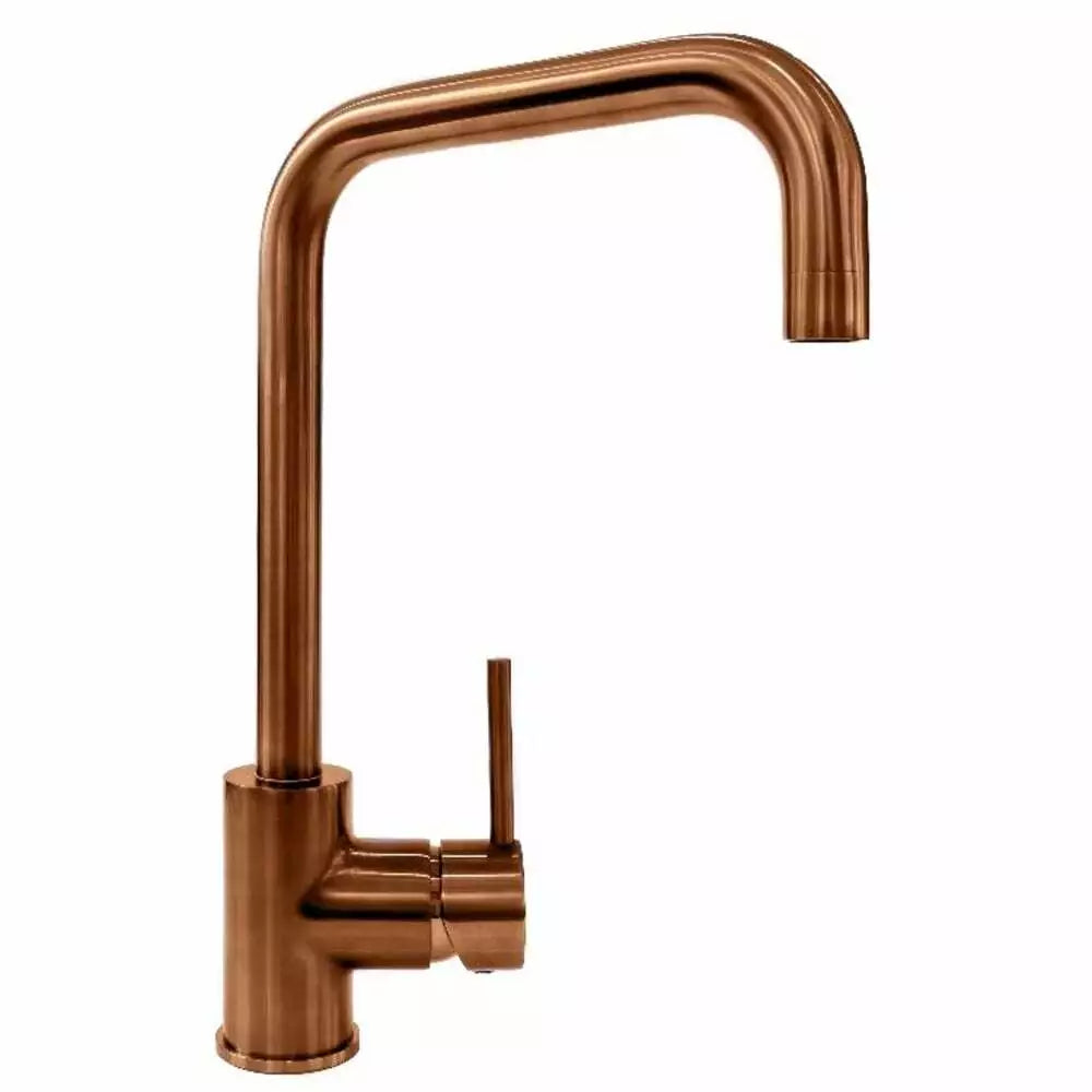 Astini Enzo Brushed Stainless Steel Copper Kitchen Sink Mixer Tap HK106