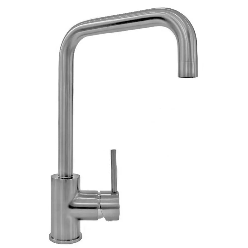 Astini Enzo Brushed Stainless Steel Single Lever Kitchen Sink Mixer Tap HK105